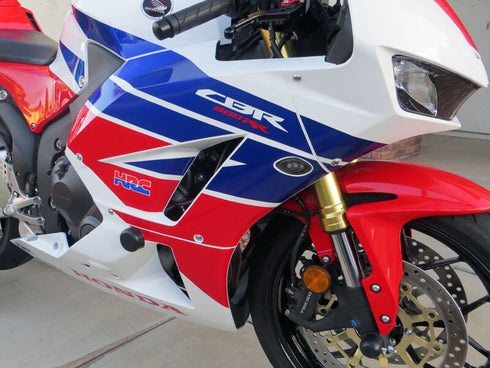 WOODCRAFT FRAME SLIDER KIT WITH BLACK SHORT PUCKS HONDA 2007-2023 CBR600RR